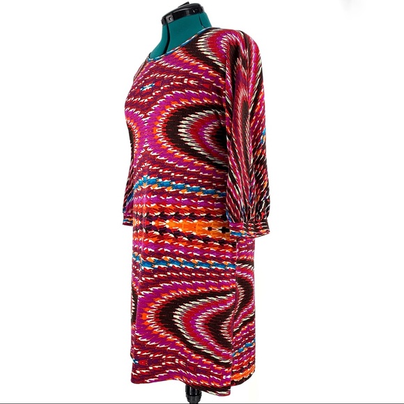 Uncle Frank Colourful and Psychedelic Tunic Dress, Medium - Picture 4 of 16
